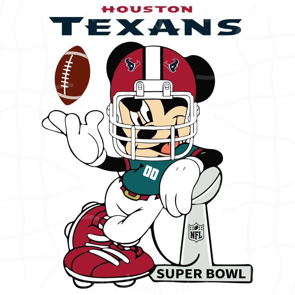 Mickey Mouse Houston Texans Svg, Sport Svg, Texans Svg, Houston Texans Svg, Houston Svg, Super Bowl Svg, Football Svg, Football Teams Svg, NFL Svg, Houston Texans Fan, Houston Football, NFL Teams