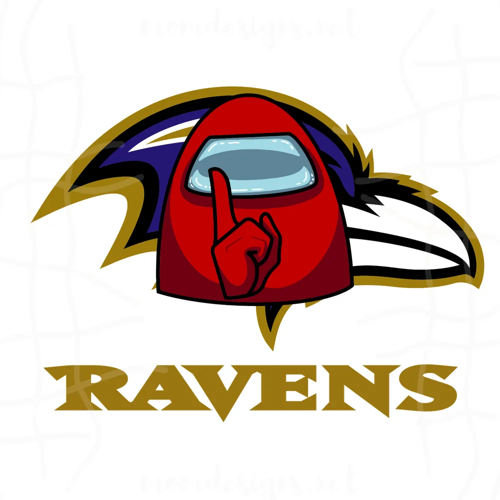 Baltimore Ravens Among Us Svg, Sport Svg, Baltimore Ravens Svg, Ravens Football Team, Ravens Svg, Baltimore Svg, Super Bowl Svg, NFL Teams, NFL Teams Logo, Ravens Fan, Football Svg, Football Teams Svg