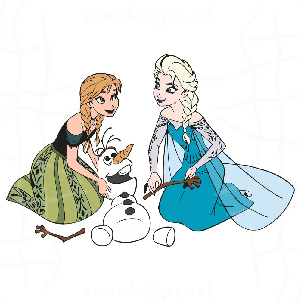 Frozen Elsa Anna Olaf Svg, Elsa Svg, Anna Svg, Olaf Svg, Disney Svg