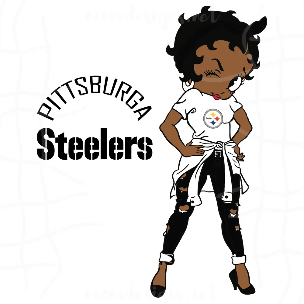 Pittsburga Steelers, Sport svg, Trending svg, Football svg file, Football logo, Philadelphia Eagles Football, , Football Mom, Football Lover, Sport Mom Svg, Football Gift, Betty Boop Svg, Betty Boop football