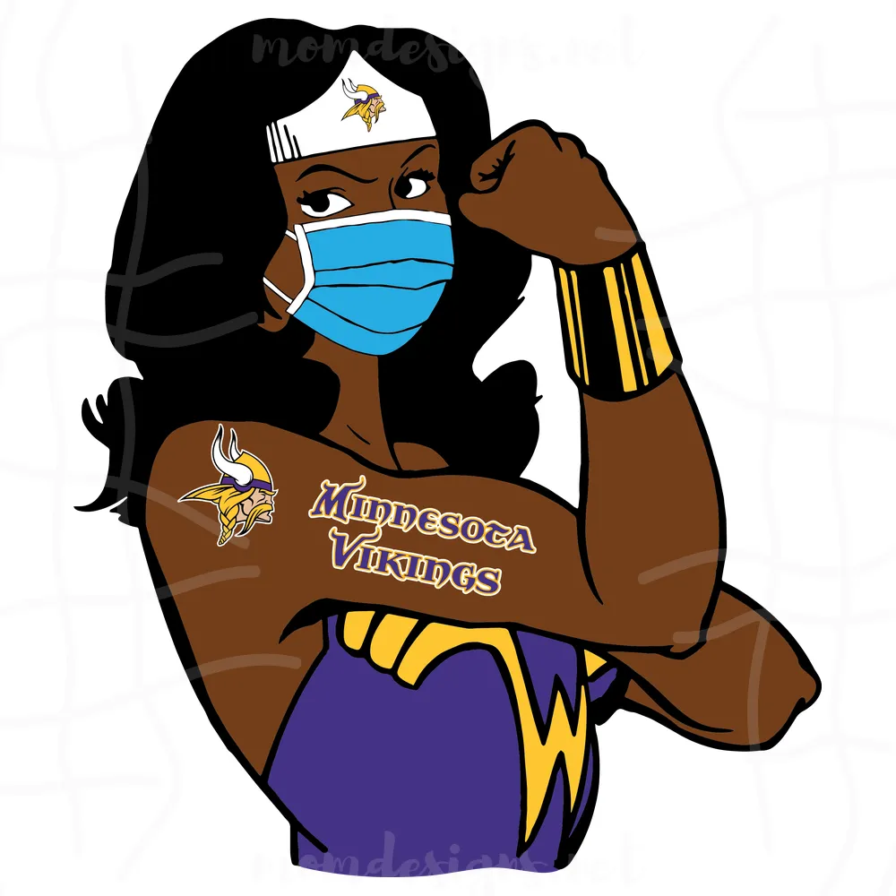 Minnesota Vikings Wonder Woman Svg, Sport Svg, Minnesota Vikings, Vikings Svg, Vikings Nfl, Marvel Vikings Svg, Marvel Nfl, Wonder Woman Nfl, Vikings Girl, Black Wonder Woman, Nfl Girl Svg