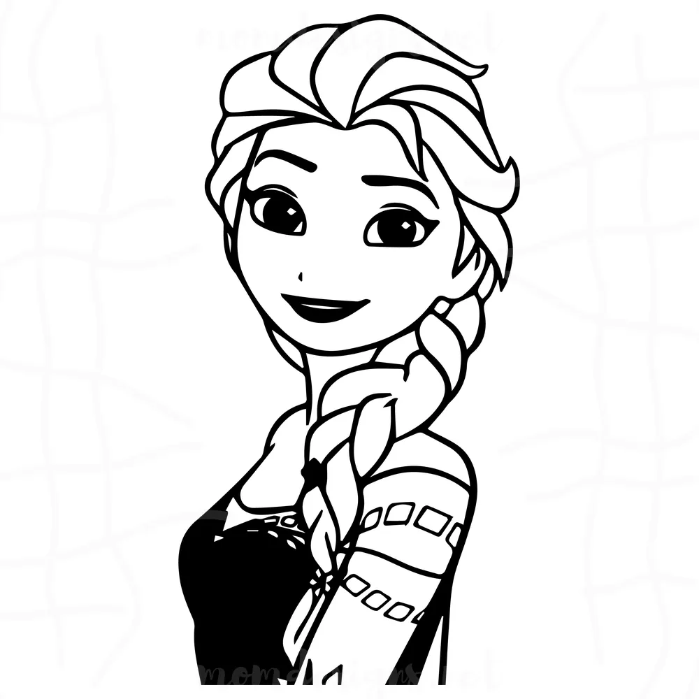 Elsa Frozen Svg, Elsa Svg, Elsa Princess Svg, Disney Princess Svg, Svg Png Dxf Eps Ai Instant Download