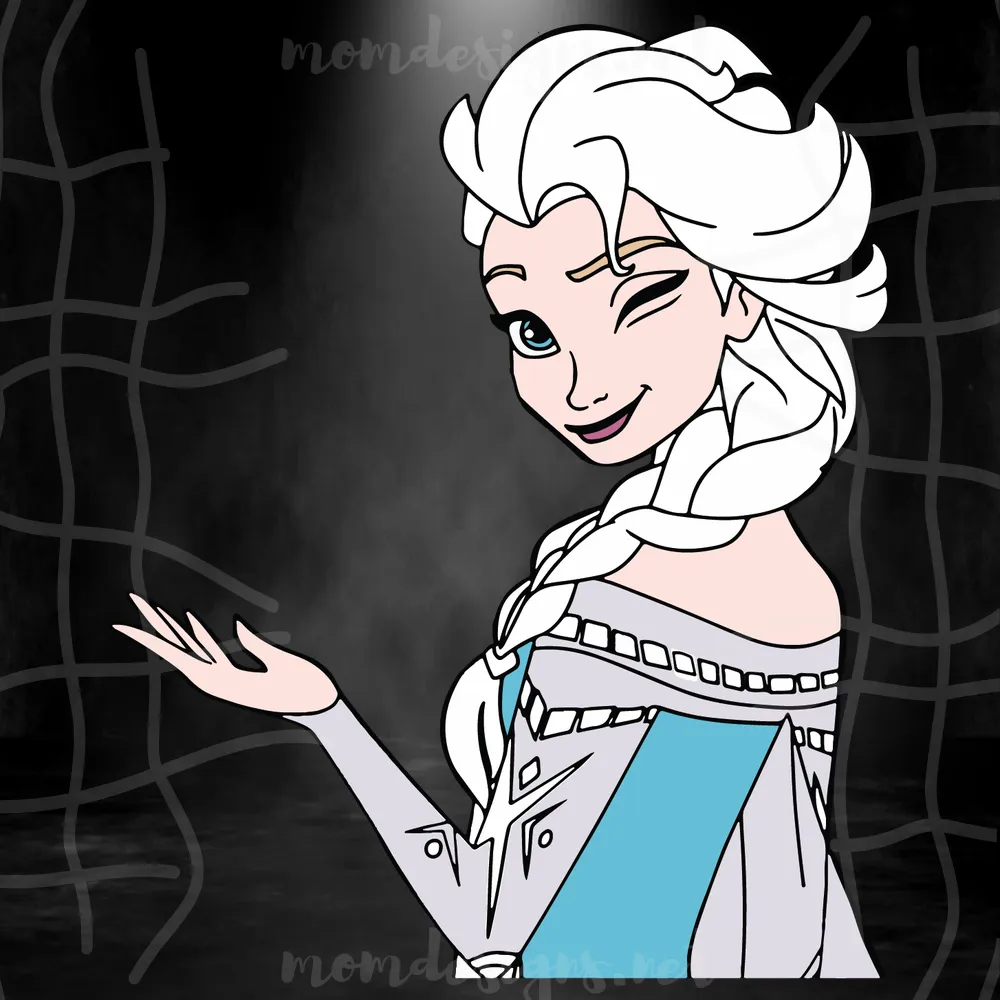 Frozen Queen Elsa Svg