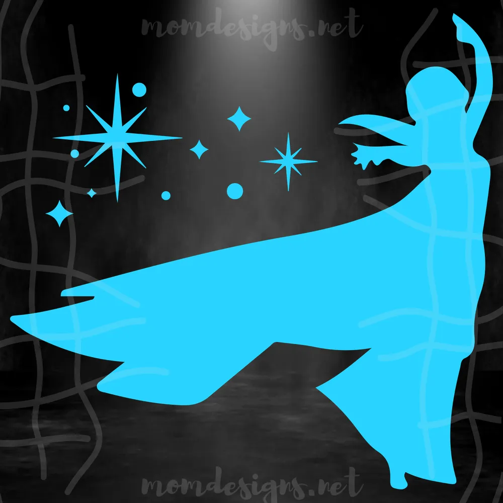 Frozen Elsa Snowflake Svg, Frozen Snowflake Svg, Frozen Svg, Svg Png Dxf Eps Ai Instant Download