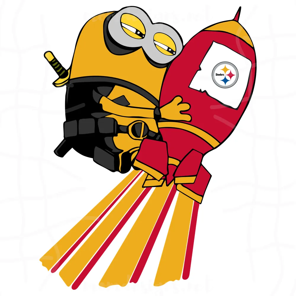 Minions Pittsburgh Steelers Svg, Sport Svg, Football Svg, Football Teams Svg, NFL Svg, Pittsburgh Steelers Svg, Steelers Football Team