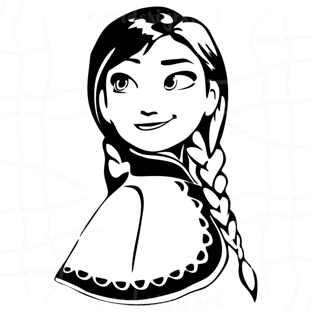 Anna Svg, Frozen Svg, Disney Princess Svg, Anna Frozen Svg, Anna Princess Svg