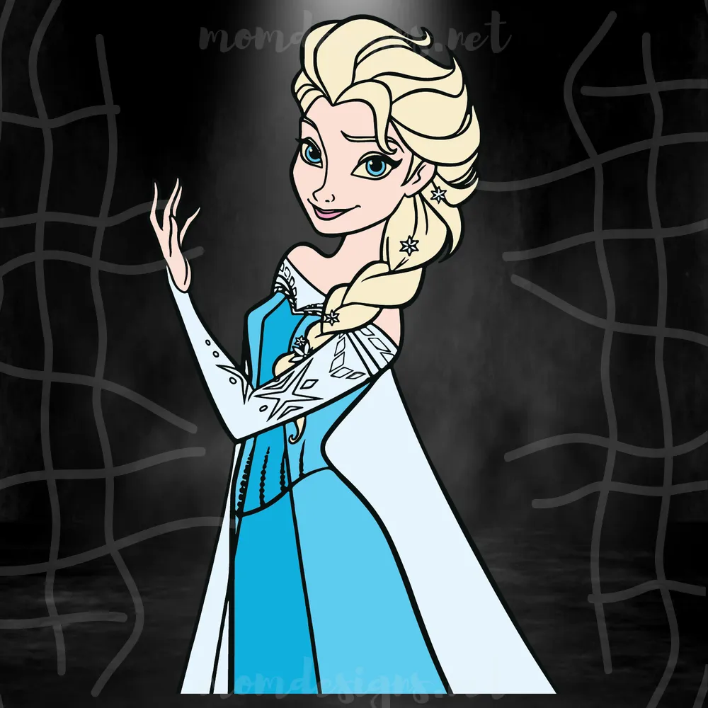 Frozen Queen Elsa Svg, Queen Elsa Svg, Elsa Svg, Frozen Svg, Frozen Elsa Svg
