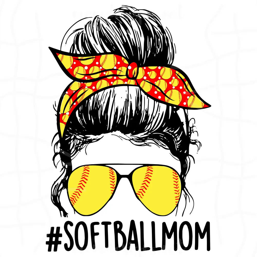 Softball Mom Messy Bun Svg, Mothers Day Svg, Softball Mom Svg, Mom Svg, Softball Svg, Softball Motyher Svg, Mother Svg, Sporty Mom Svg, Messy Bun Svg, Mom Life Svg, Softball Mom Life