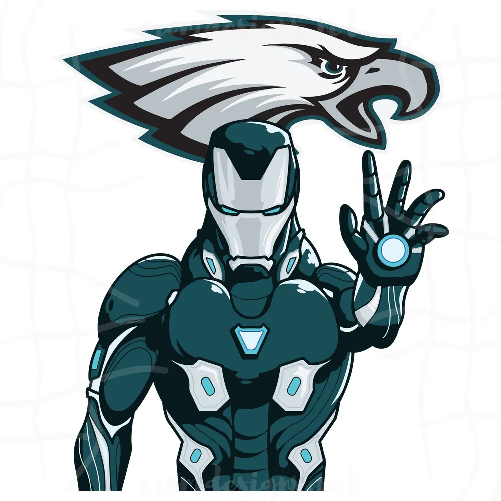 Iron Man Fan Philadelphia Eagles,NFL Svg, Football Svg, Cricut File, Svg