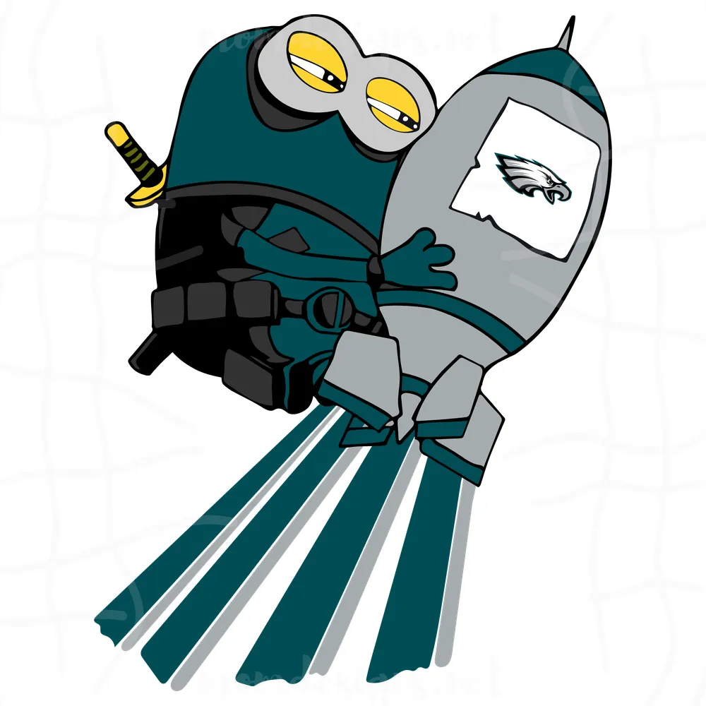 Minions Philadelphia Eagles Svg, Sport Svg, Football Svg, Football Teams Svg, NFL Svg, Philadelphia Svg, Eagles Football Team