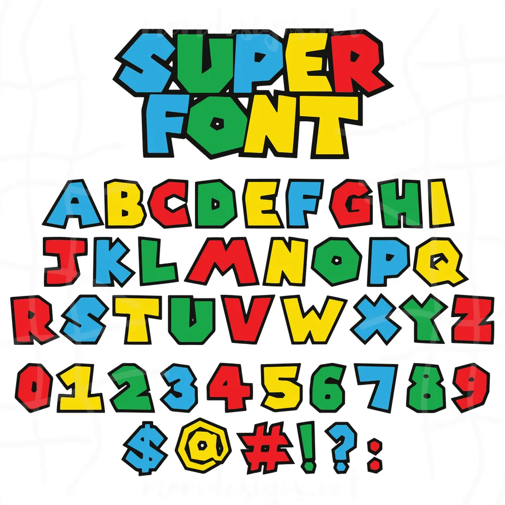 Super Mario Font Svg, Trending Svg, Super Mario Svg, Super Font Svg, Mario Alphabet Svg, Alphabet Svg, Game Font Svg, Mario Font Letters, Gamer Svg, Super Mario Inspired