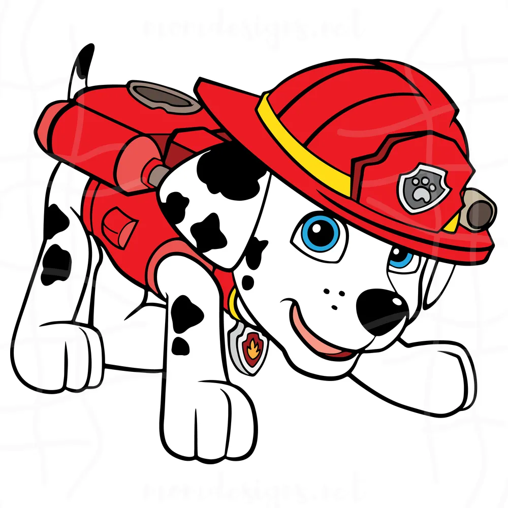 Lovely Marshall Paw Patrol, Svg Illustrations