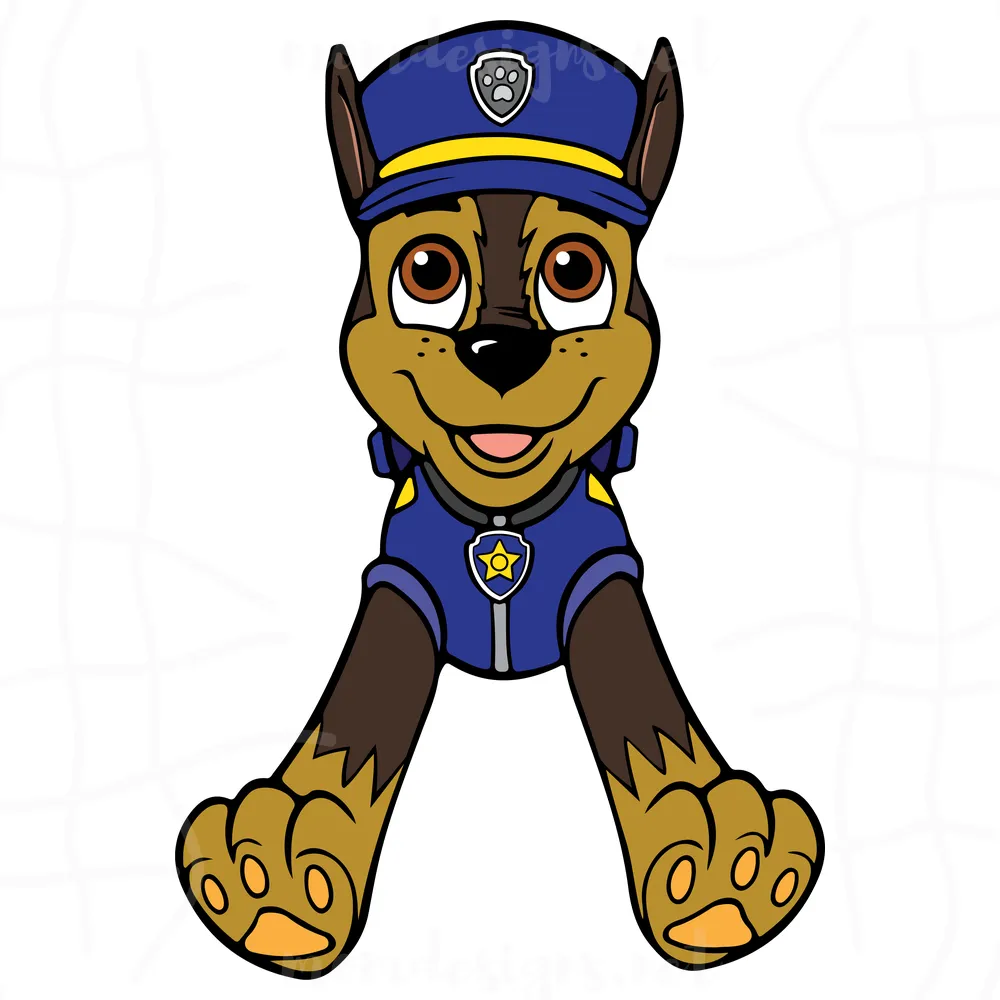 Chase Paw Patrol, Svg Png Dxf Eps