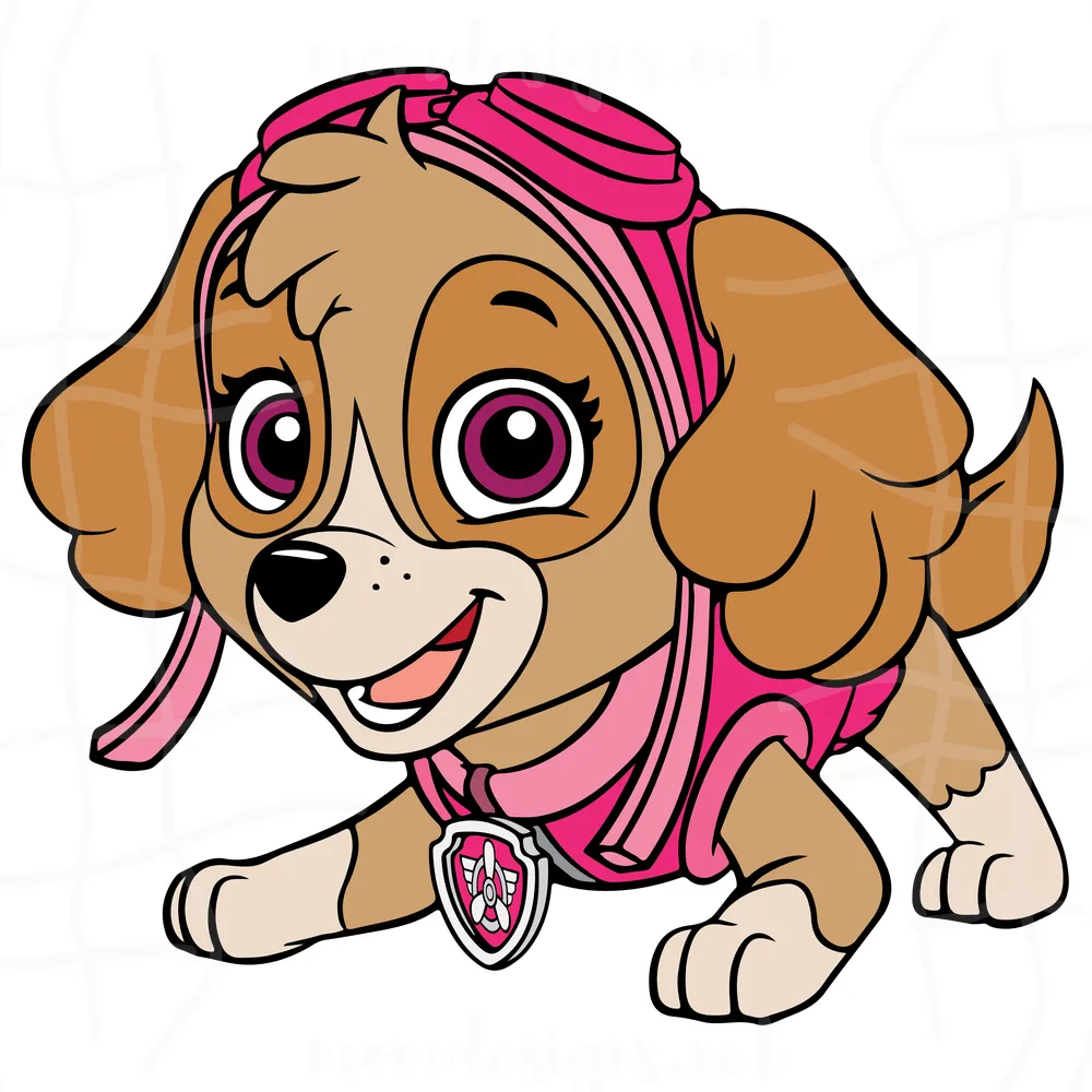 Skye Paw Patrol, Download Svg File