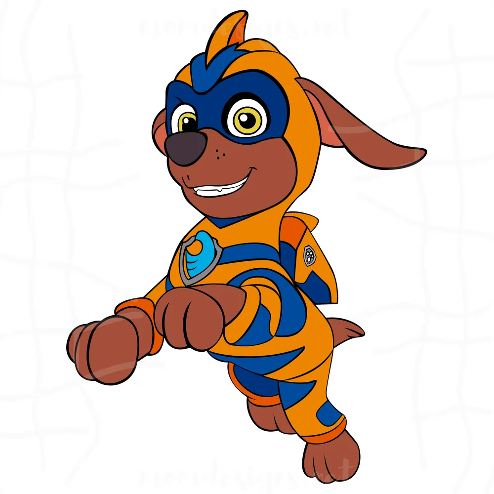 Zuma Mighty Pups Svg, Paw Patrol Mighty Pups Svg, Brave Dog Svg, Svg Png Dxf Eps Download Files