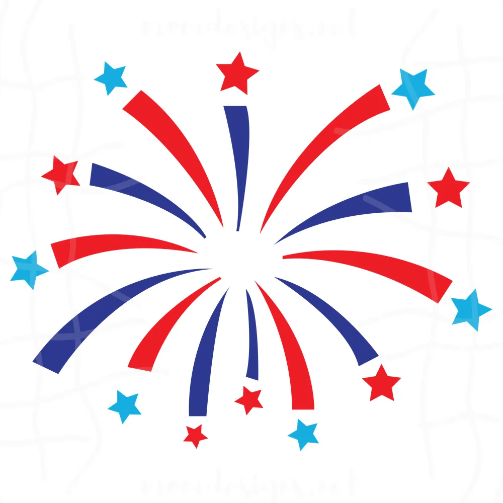 Fireworks 4th of july svg free, patriotic day svg, 4th of july svg, instant download, silhouette cameo, shirt design, fireworks svg 0769