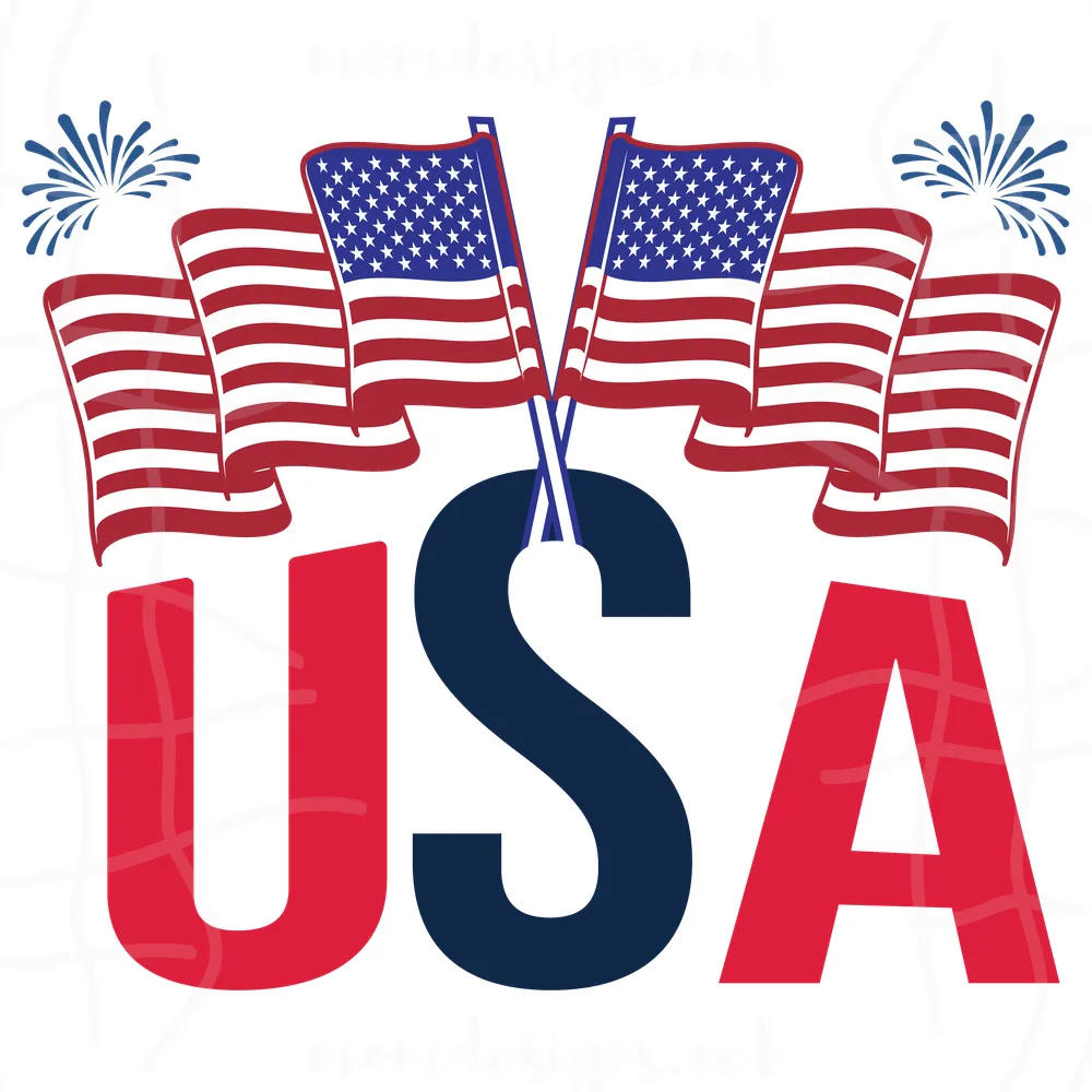 Usa Flag Svg, The 4Th Of July Svg, Usa Independence Svg