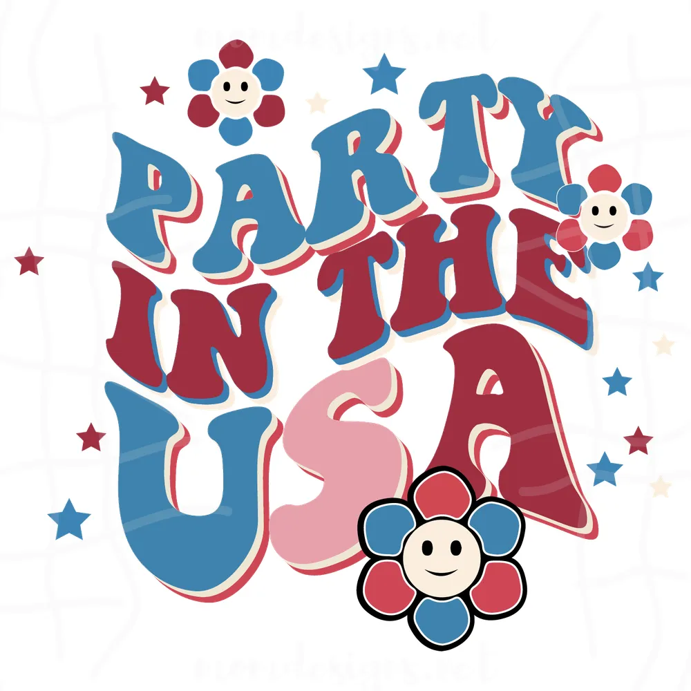  Party In The USA Svg, 4th Of July Svg