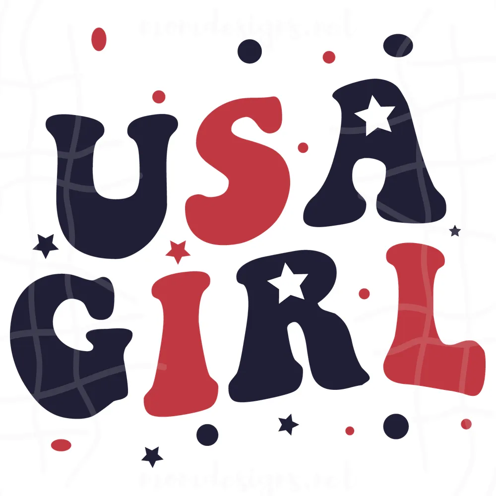  USA Girl Svg, 4th Of July 2022 Svg
