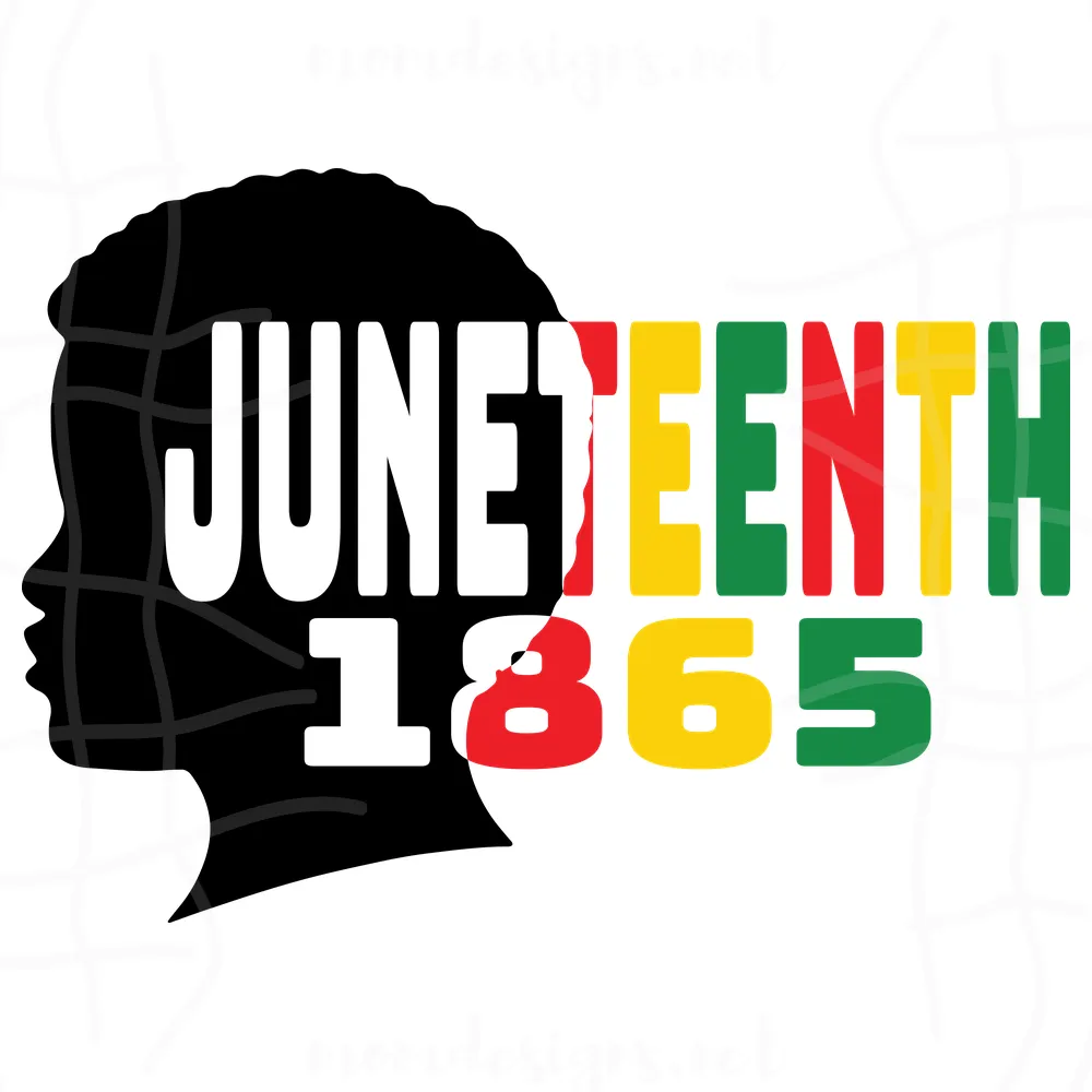 Juneteenth 1865 Black Man, Vector Illustrations