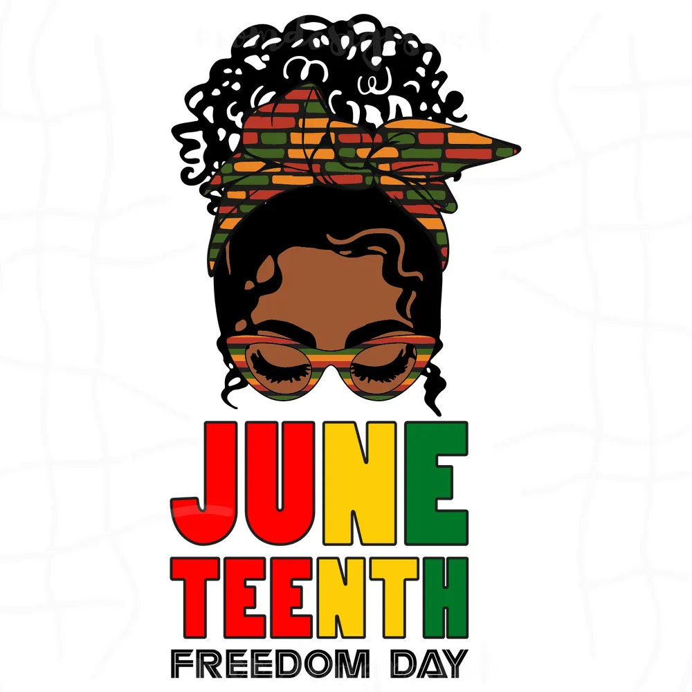  Juneteenth Freedom Day Svg, Black Girl Svg