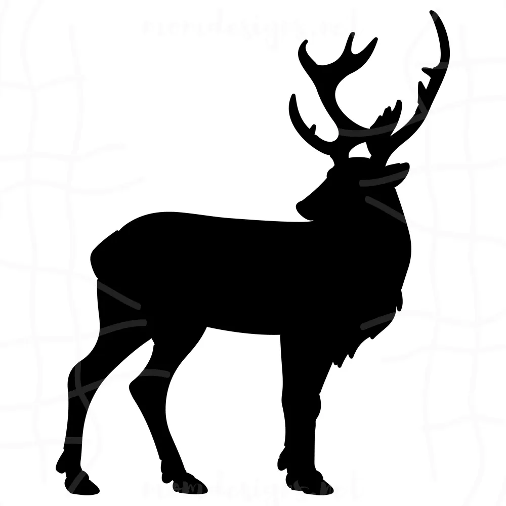 Christmas Reindeer Svg, Christmas Svg, Reindeer Svg, Black Reindeer Svg, Reindeer Lovers, Christmas Shirt, Christmas Gifts, Christmas Gift Ideas, Christmas Decor, Christmas Holiday, Merry Christmas