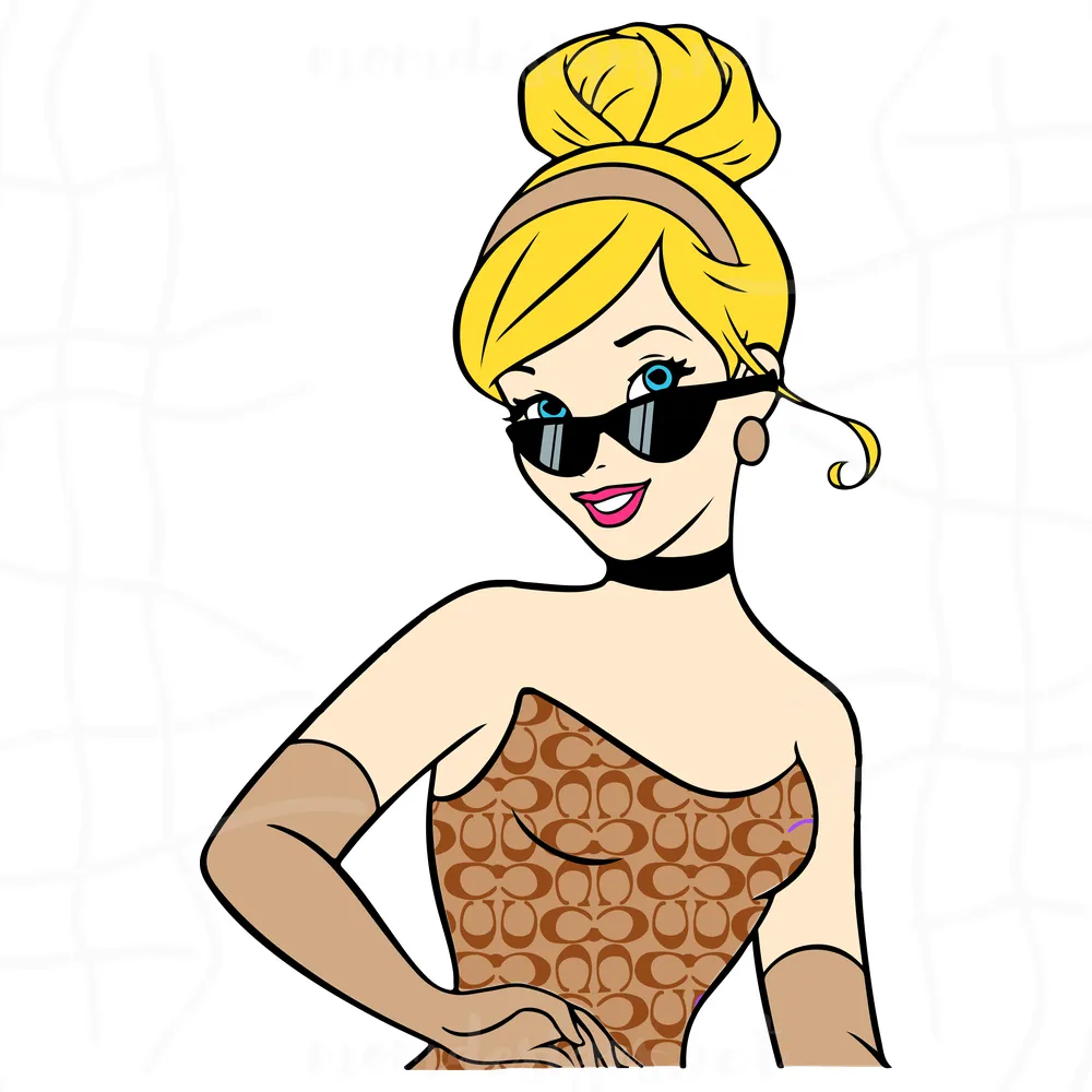 Cinderella Svg, Cinderella Princess Svg, Disney Princess Svg, Luxury Brand Svg