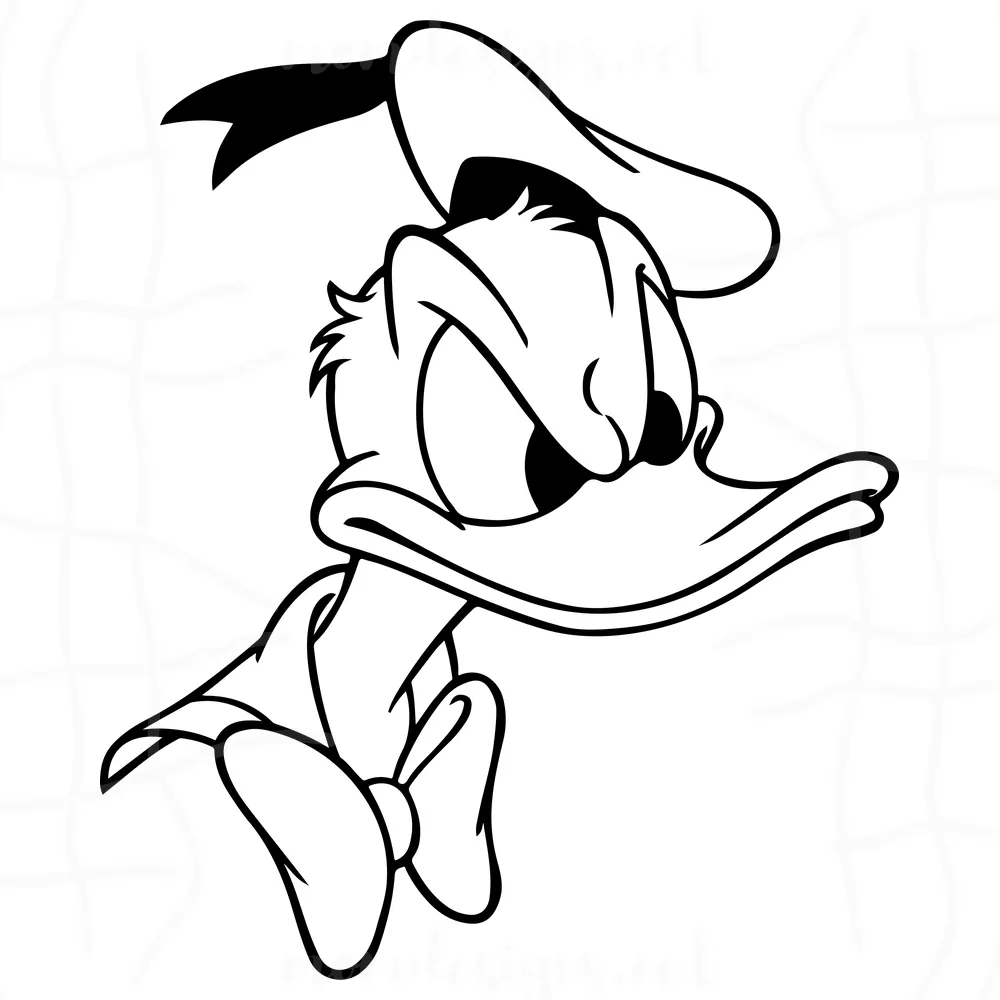Donald duck svg free, disney svg, free svg files disney, instant download, animal svg, shirt design, cartoon svg, funny svg, png, dxf 0479