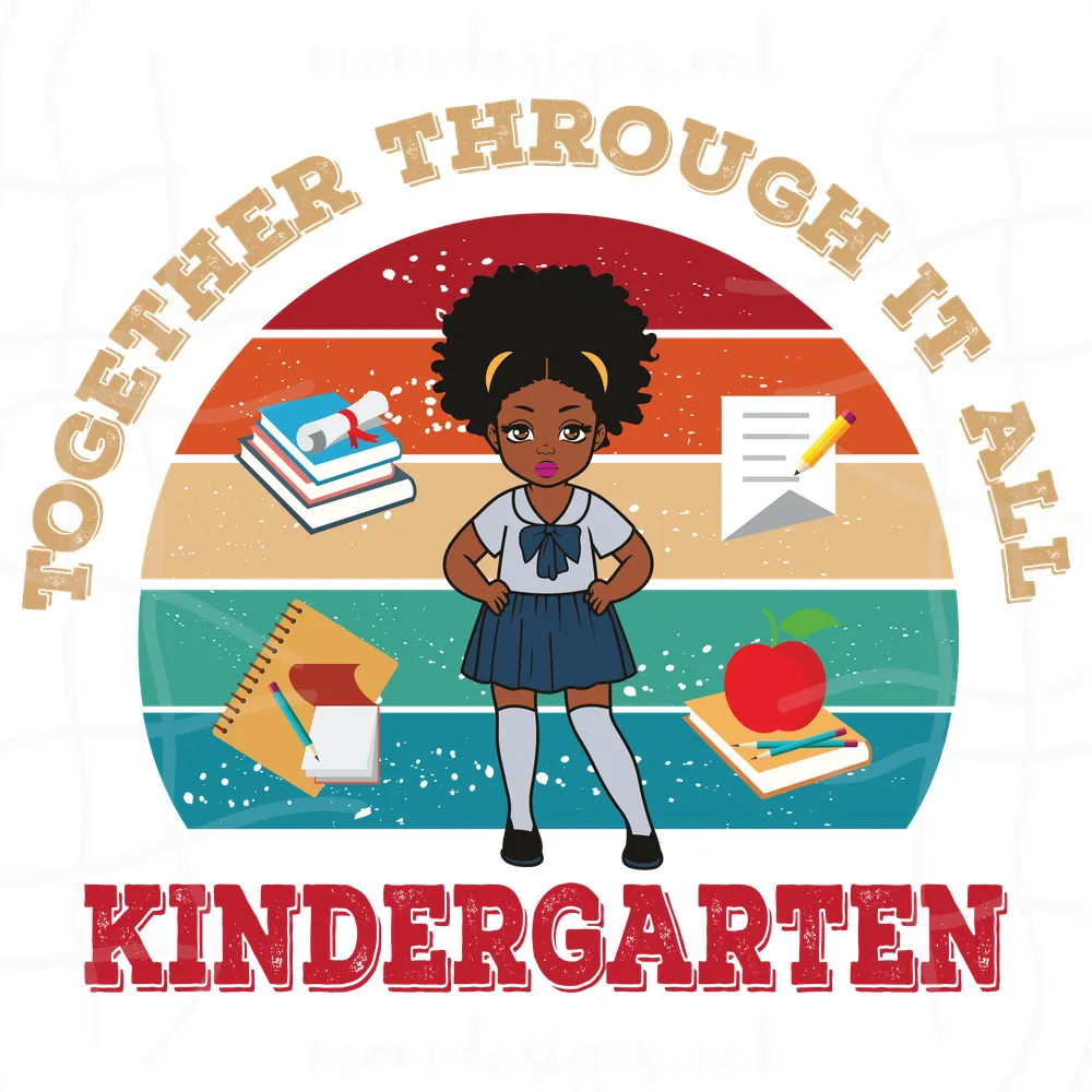 Together Through It All Kindergarten Svg, Back To School Svg, School Svg, Teachers Svg, School Supplies, Distance Learning, Teacher Life, Learning, Students