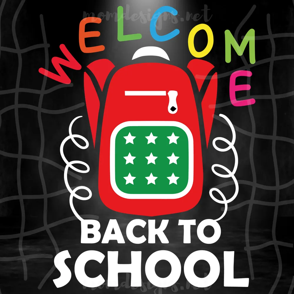 Welcome Back To School SVG PNG