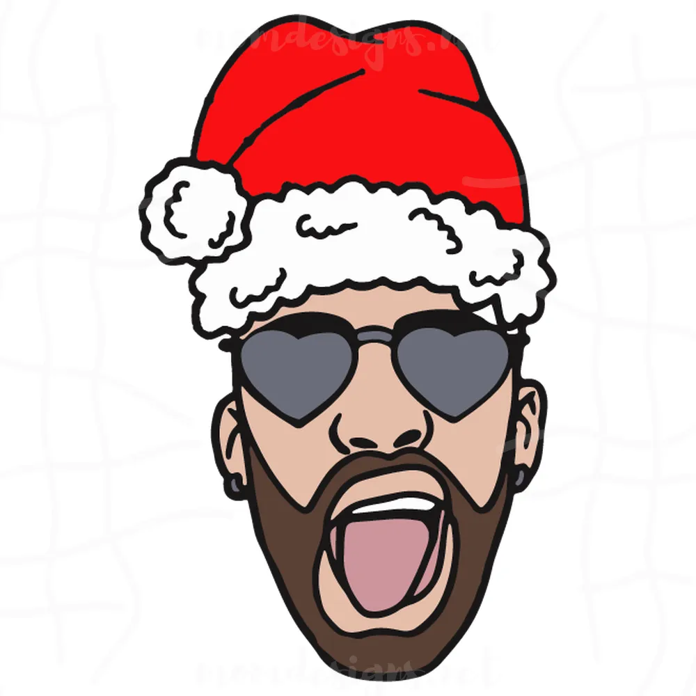 Bad Bunny Christmas SVG PNG EPS DXF Cricut File Silhouette Art Designs