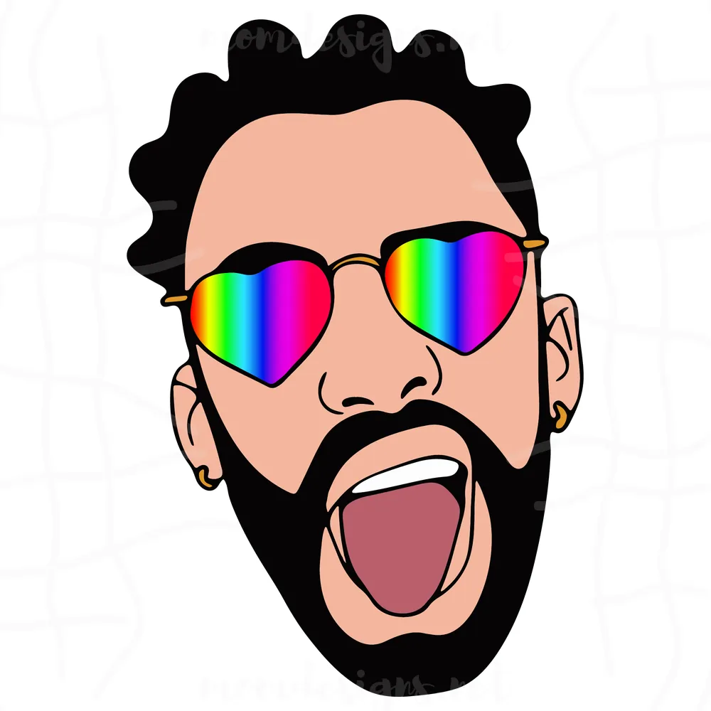 Bad Bunny Svg, Bad Boy Svg, Bunny Svg, Bad Bunny Pack Svg, Svg Png Dxf Eps Ai Instant Download