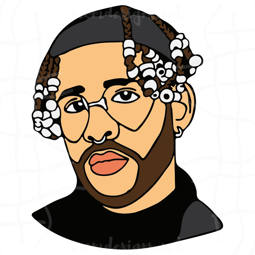 Bad Bunny Head Music Singer Svg, Funny Bunny Svg, Bad Bunny Svg, Rapper Svg